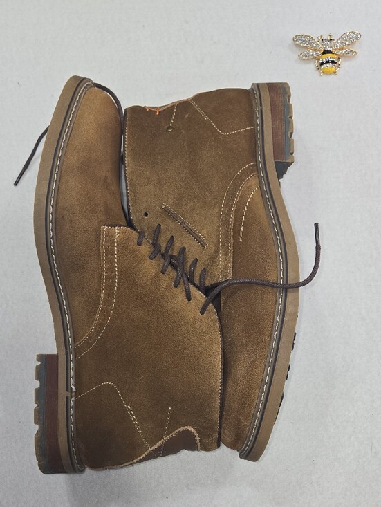 Arkbird Men\'s Brown Suede Chukka Boots - Comfort Lace-Up main image 9